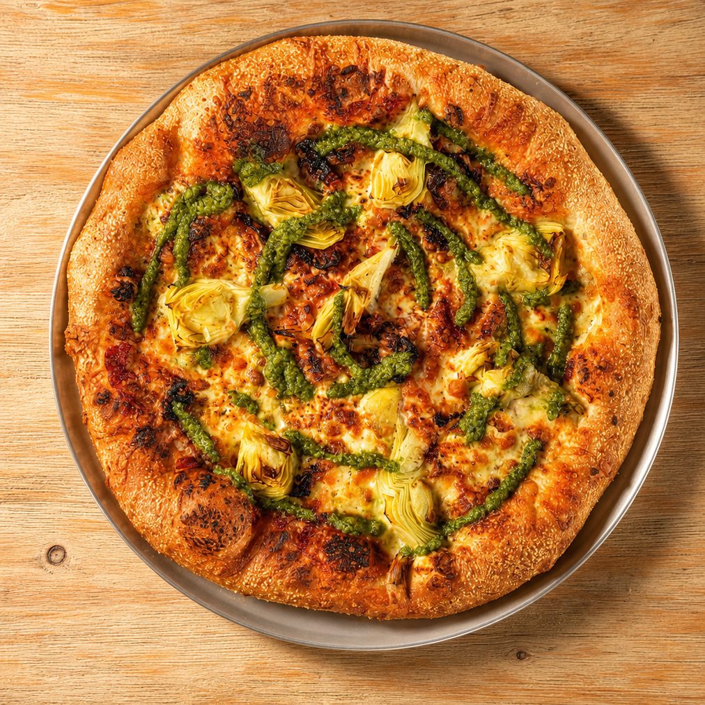 Pizza Artichoke Supreme.